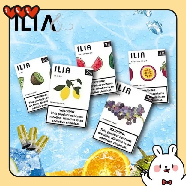 ILIA煙彈｜31種口味 一代透明哩啞發光彈 通用一代主機 2.5ml/3顆裝/台灣現貨#日期10/29
